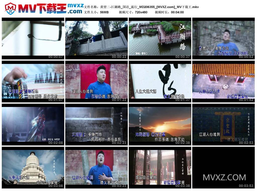 黄望二-江湖路_国语_流行_MD206355